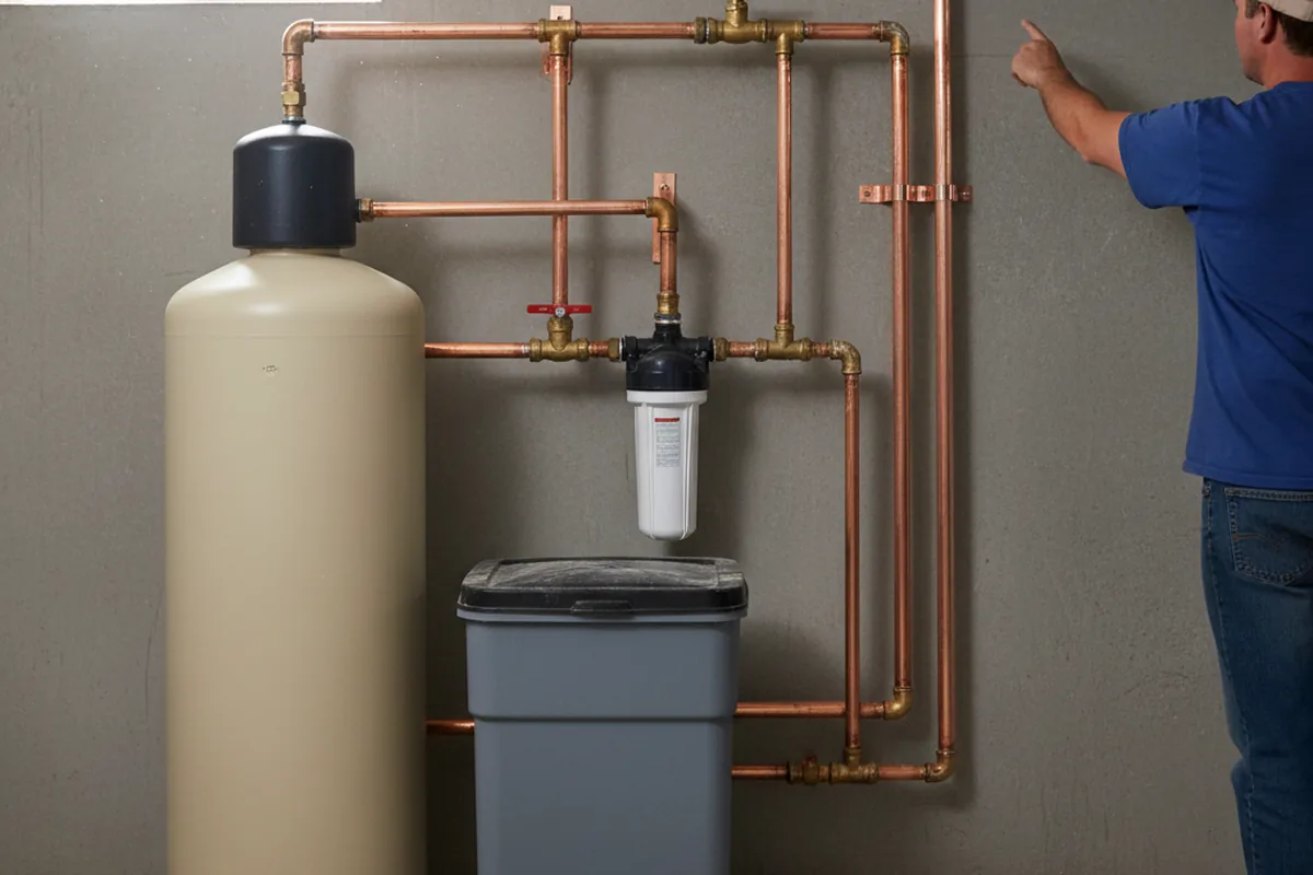 Whole-house water treatment system installed in Elsah